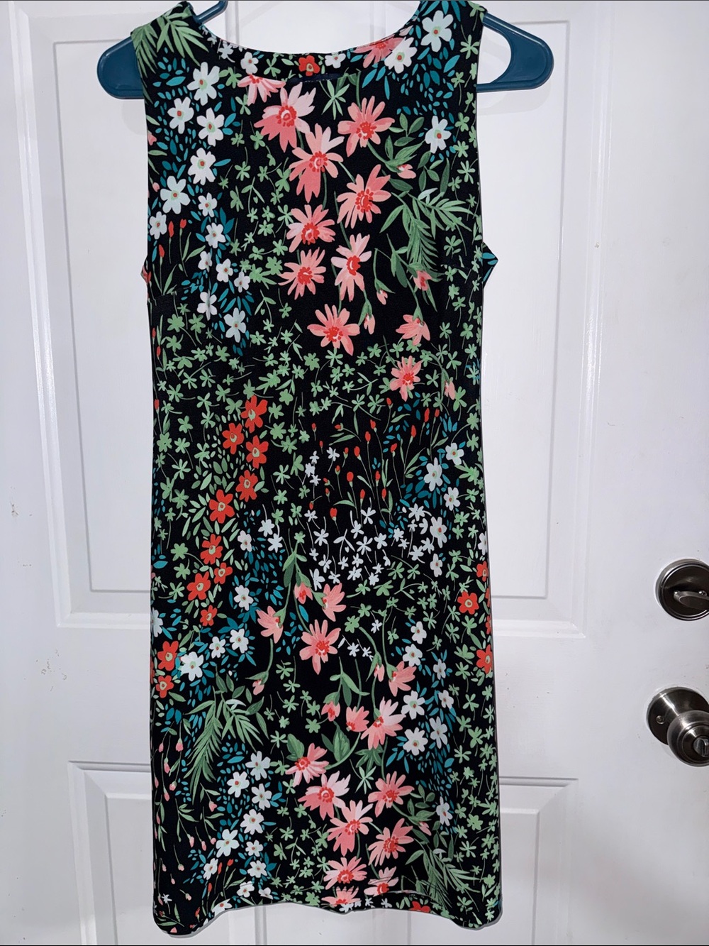 Tommy Hilfiger Black Floral Midi Dress